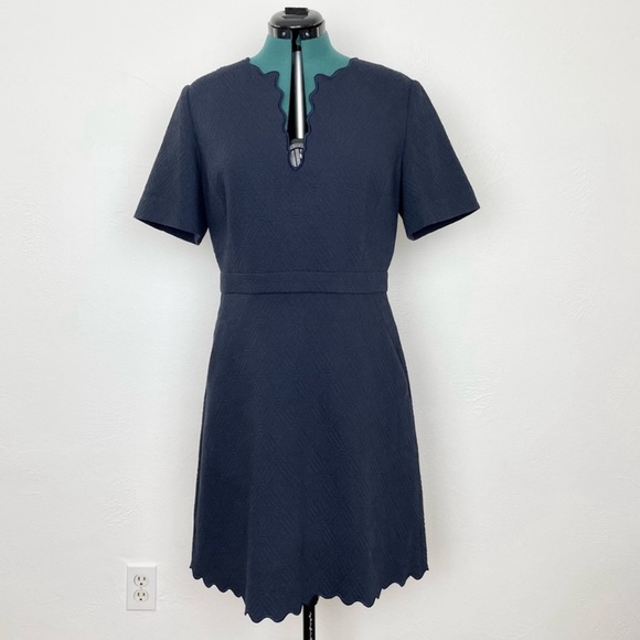 Tory Burch Bailey Dress in Tory Navy - Picture 3 of 8